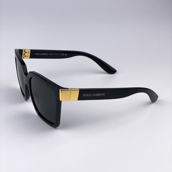 D&G DG6165  501/87 Sunglasses Black Gray Square Women main image 11